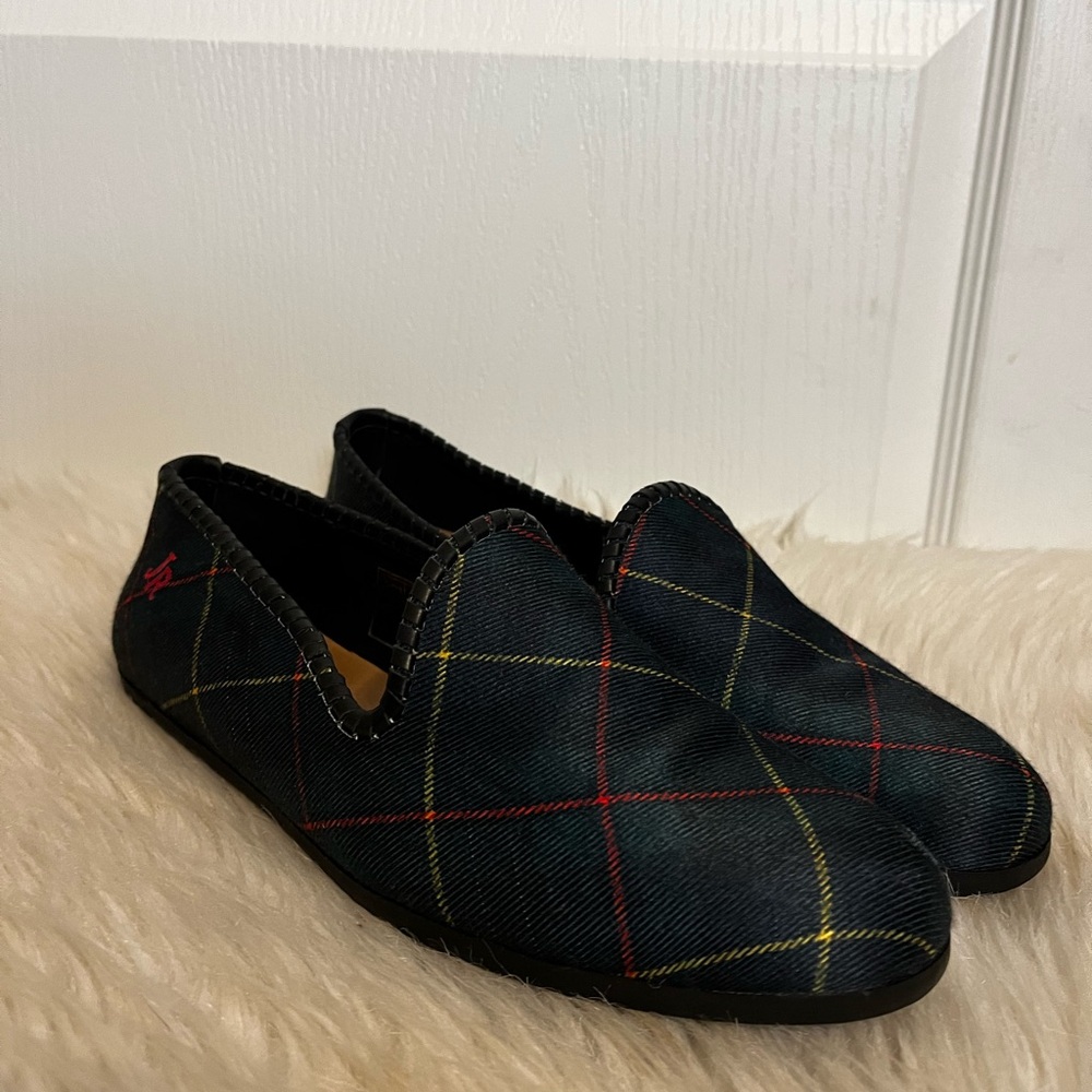 Jack Rogers Carlton Plaid Slip Ons/ Loafers